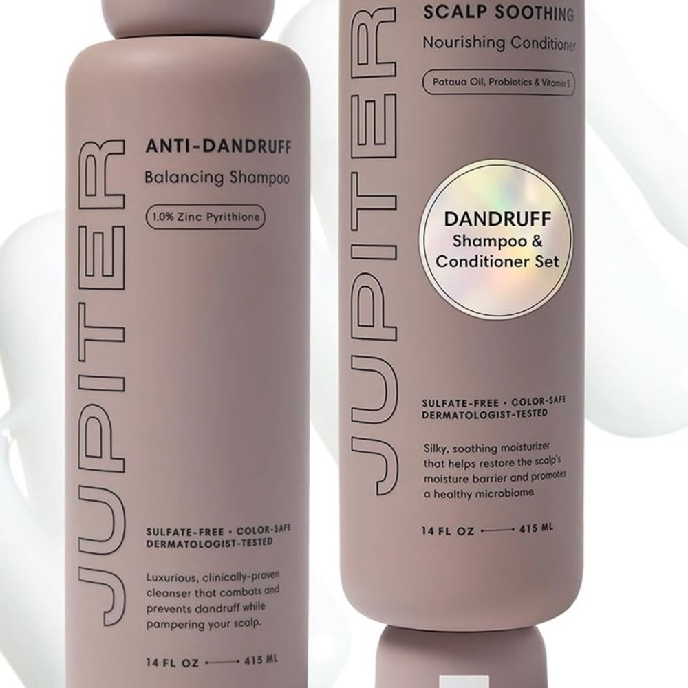 Anti-Dandruff Shampoo and Conditioner Set - Tan